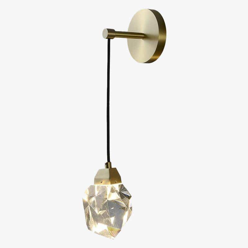 wall lamp LED design wall lamp with crystal stone glass Loft