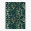 Tapis rectangle vintage aux formes géométriques Luxury Floor A