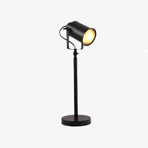 Lampe de bureau à LED spot ajustable sur pied noir - vue 5 sur 6