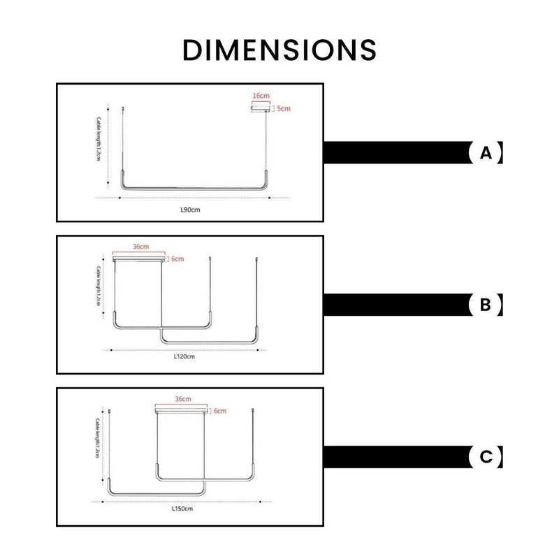 Lámpara de suspensión design Moderno estilo LED Hang de aluminio