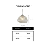 Suspension design en verre déformé Marsden