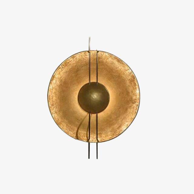 wall lamp LED design wall lamp with multiple gold metal discs Luxury