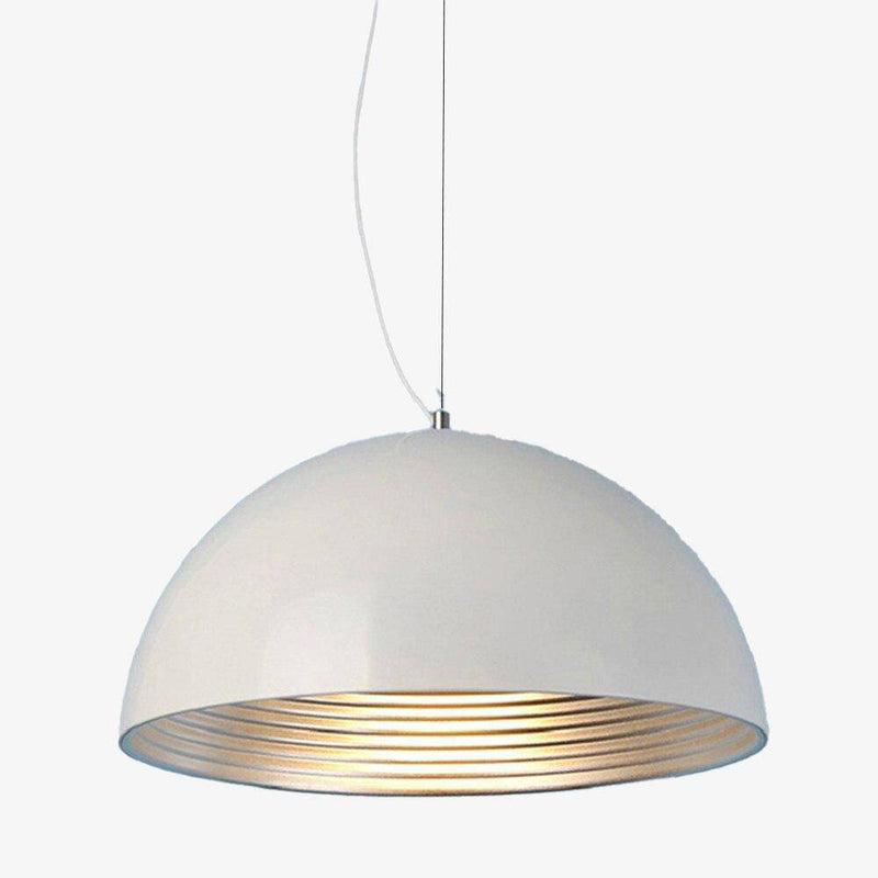 pendant light LED design with lampshade rounded metal Loft