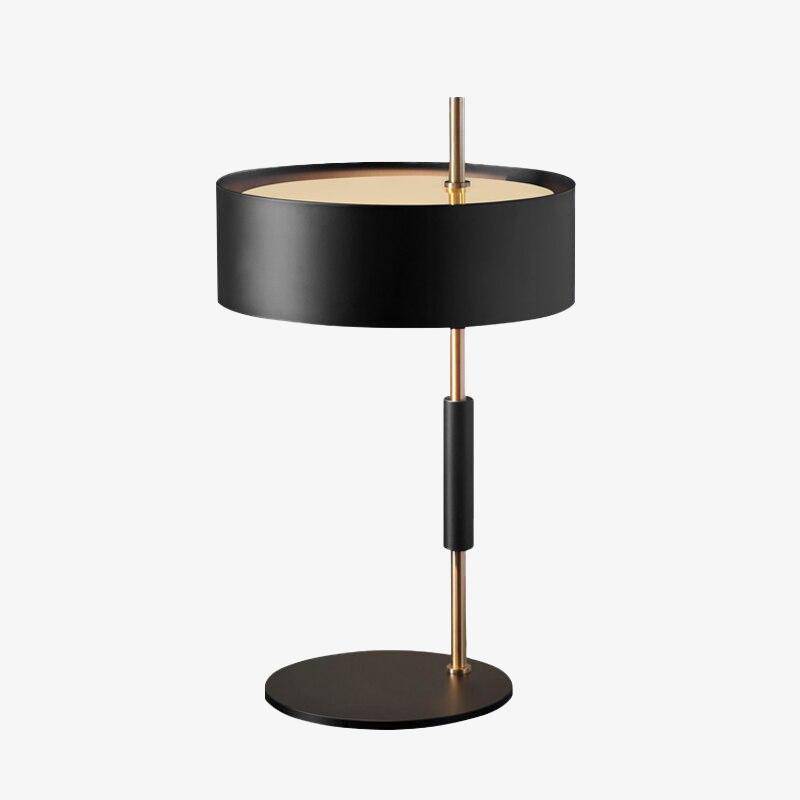 Design LED table lamp in gold metal and black finish Loft