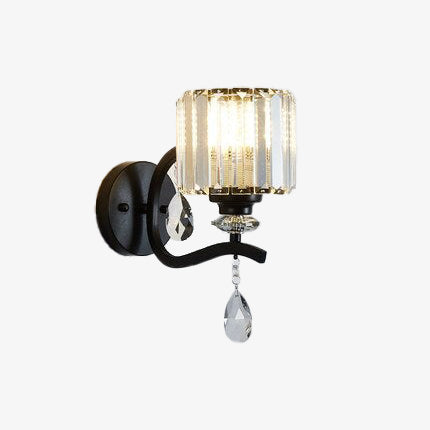 wall lamp vintage wall with lampshade square Matteo