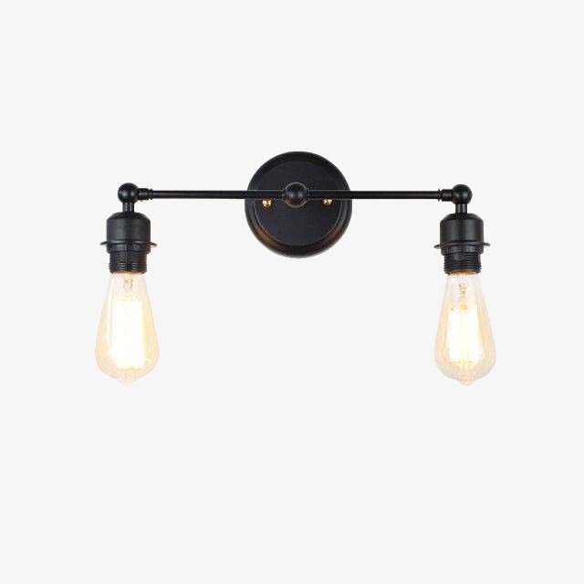 wall lamp vintage LED wall lamp with double arm Flaming