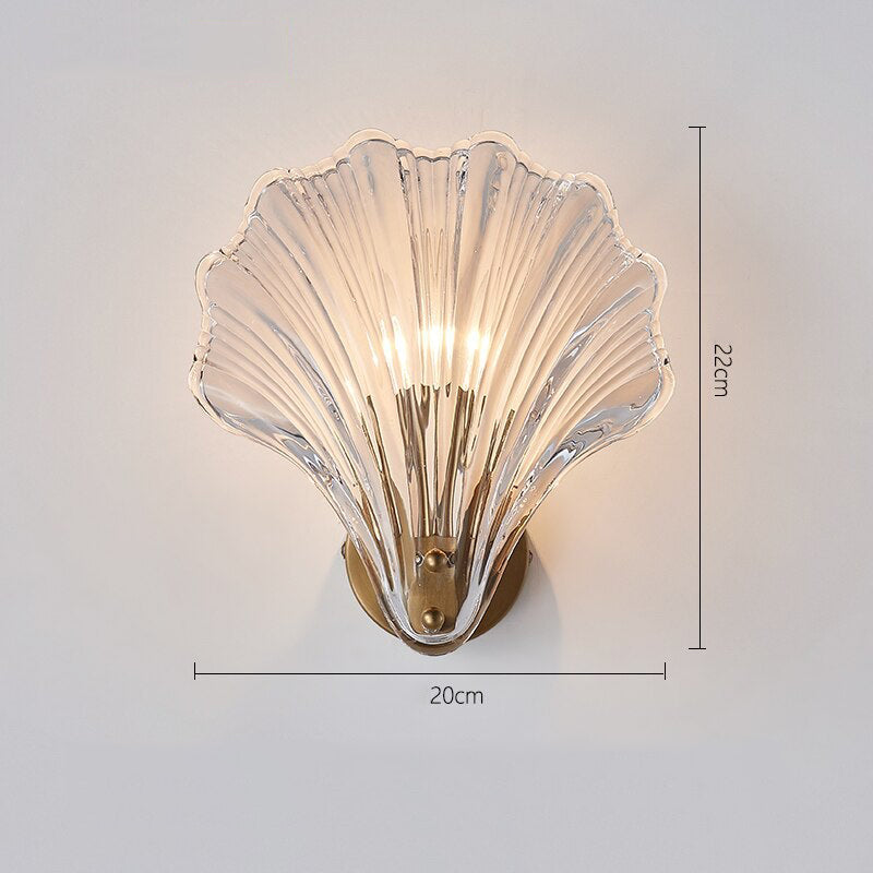 Applique murale moderne LED en forme de coquillage ShellyMax - vue 6 sur 6