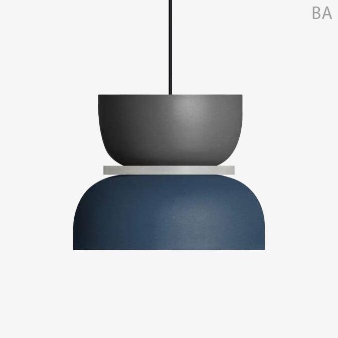 pendant light colorful Makazon playful shapes