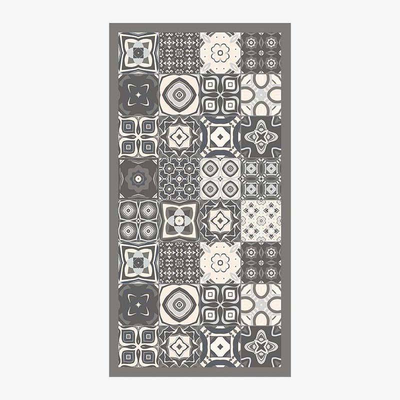 Panorama B vintage rectangle carpet with geometric shapes