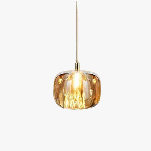 Suspension design à LED avec abat-jour en verre Creative - vue 2 sur 17