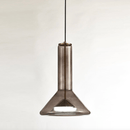 Suspension design à LED aux formes arrondies en verre
