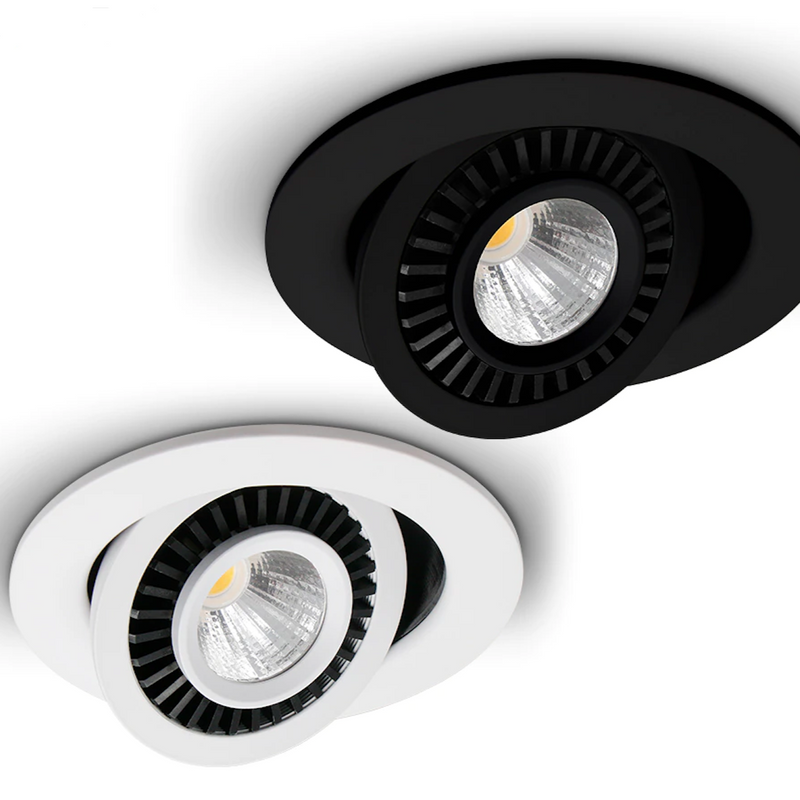 Spotlight modern round recessed LED adjustable