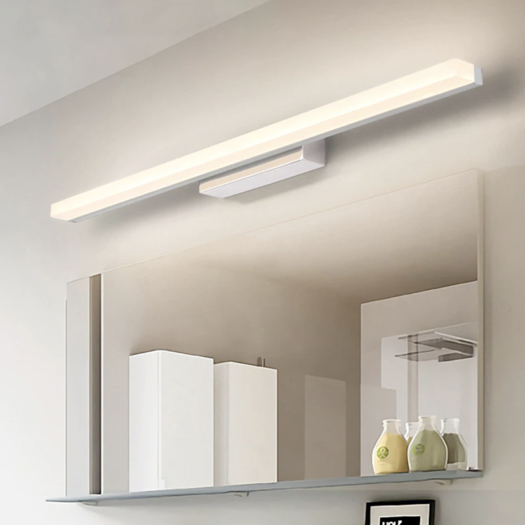 Applique murale moderne LED rectangulaire pour miroir Greicy - vue 4 sur 5