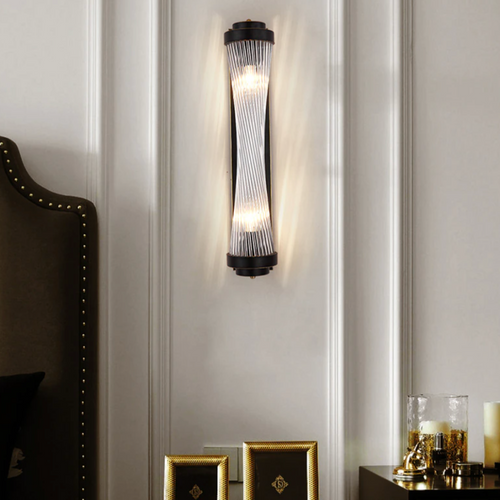 wall lamp modern and elongated wall in luxury Alleya crystal