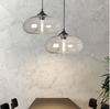 Suspension design ovale en verre Ball