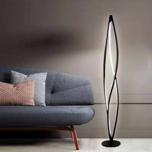 Floor lamp Hevenly minimalist LED industrial in durable metal