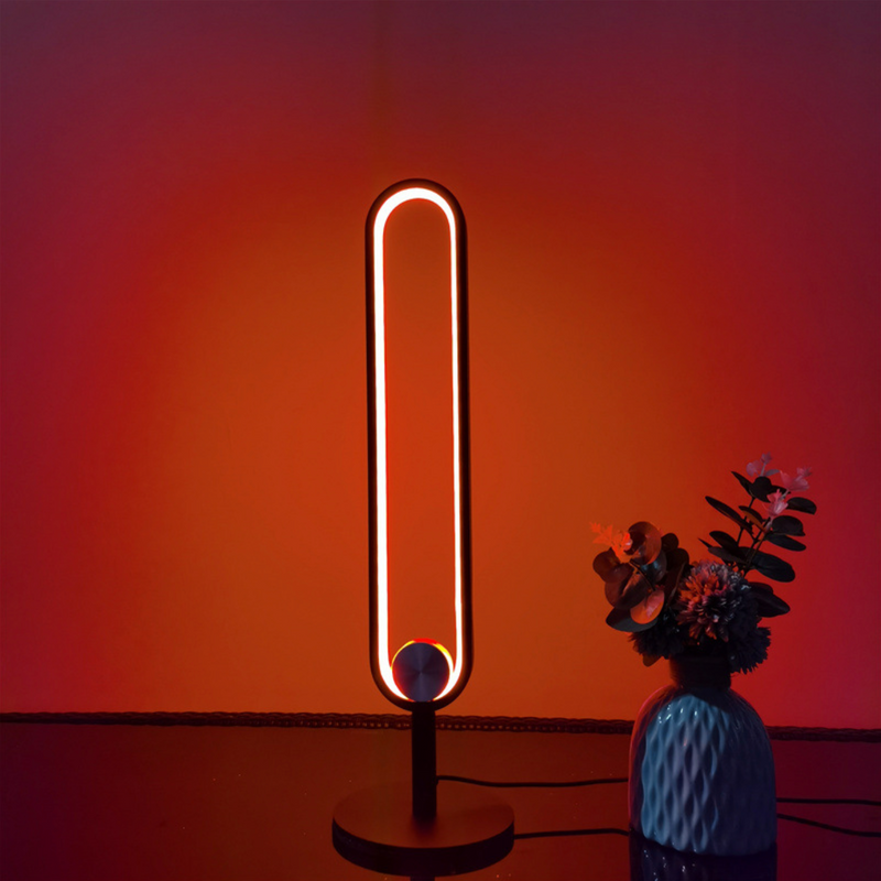 Hevenly industrial minimalist metal LED table lamp