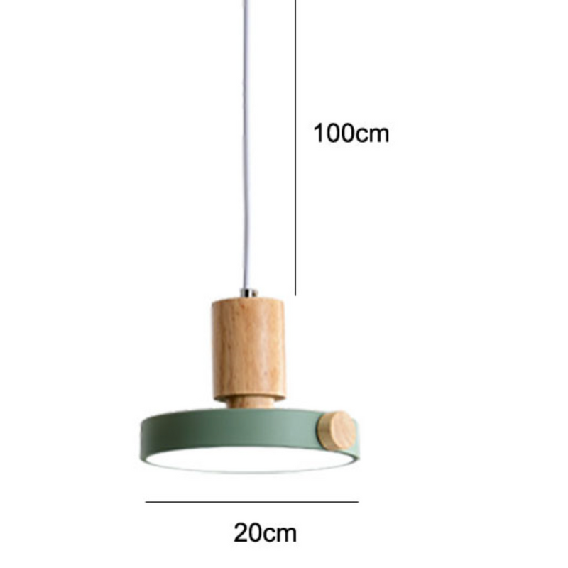 pendant light modern wood and lampshade fine metal Izore