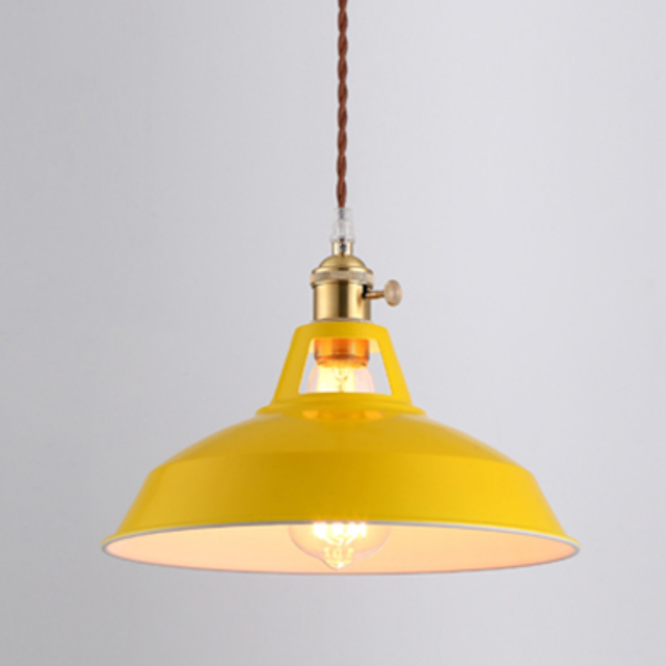 Lámpara de suspensión LED metálico de color Loft