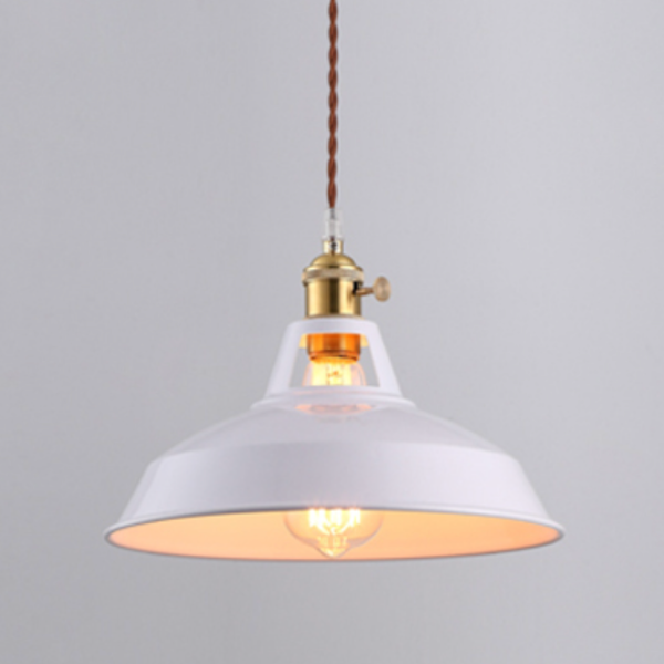 pendant light Loft colored metal LED