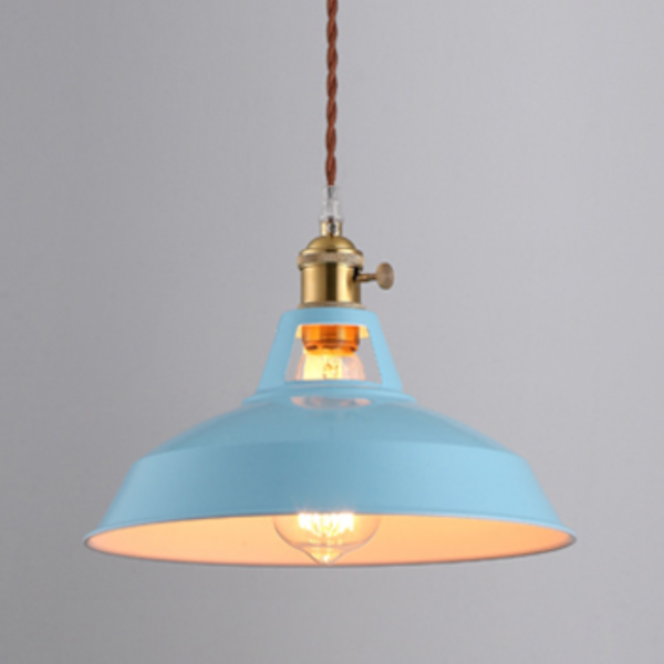 pendant light Loft colored metal LED