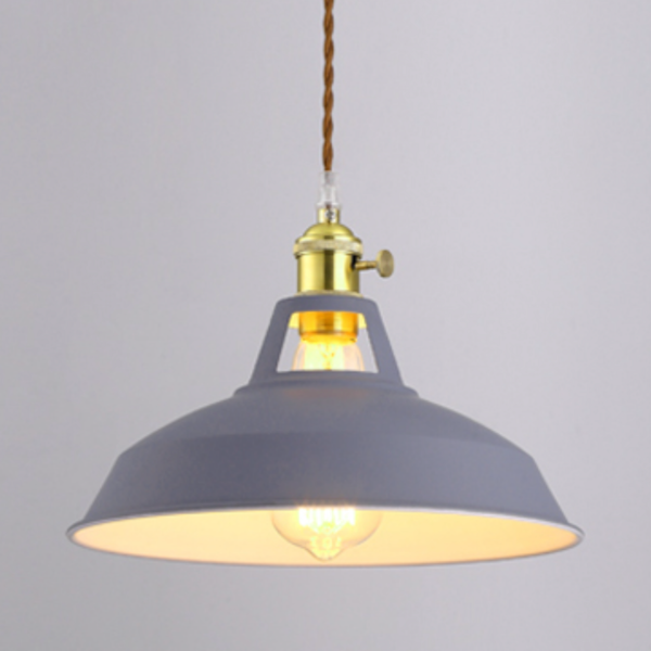 pendant light Loft colored metal LED