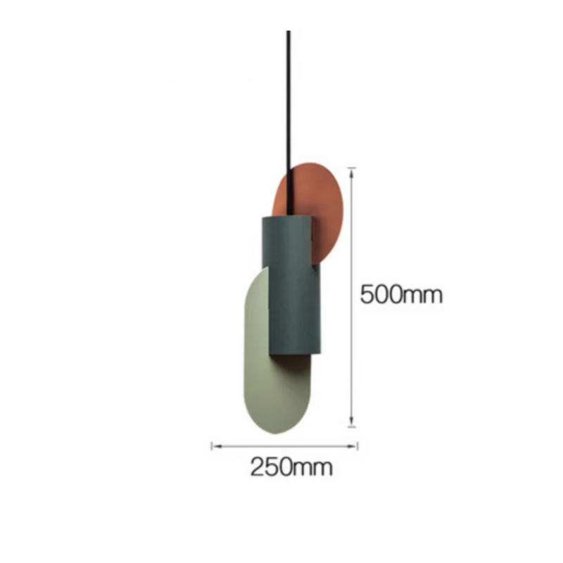 Lámpara de suspensión design Formas LED de colores Afric