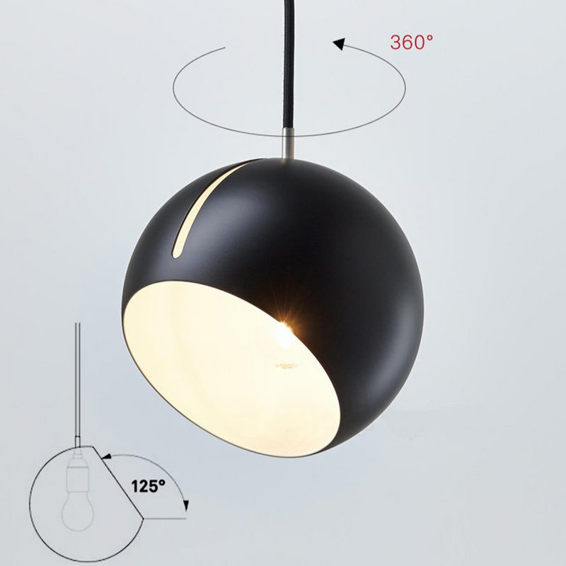 LED design pendant lamp in the shape of a colorful airship hanging ball