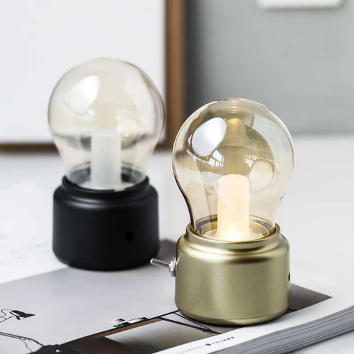 Vintage LED table lamp in the shape of a bulb