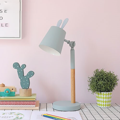 Lampe de bureau ou chevet colorée à oreilles de lapin Rabbit - vue 7 sur 9