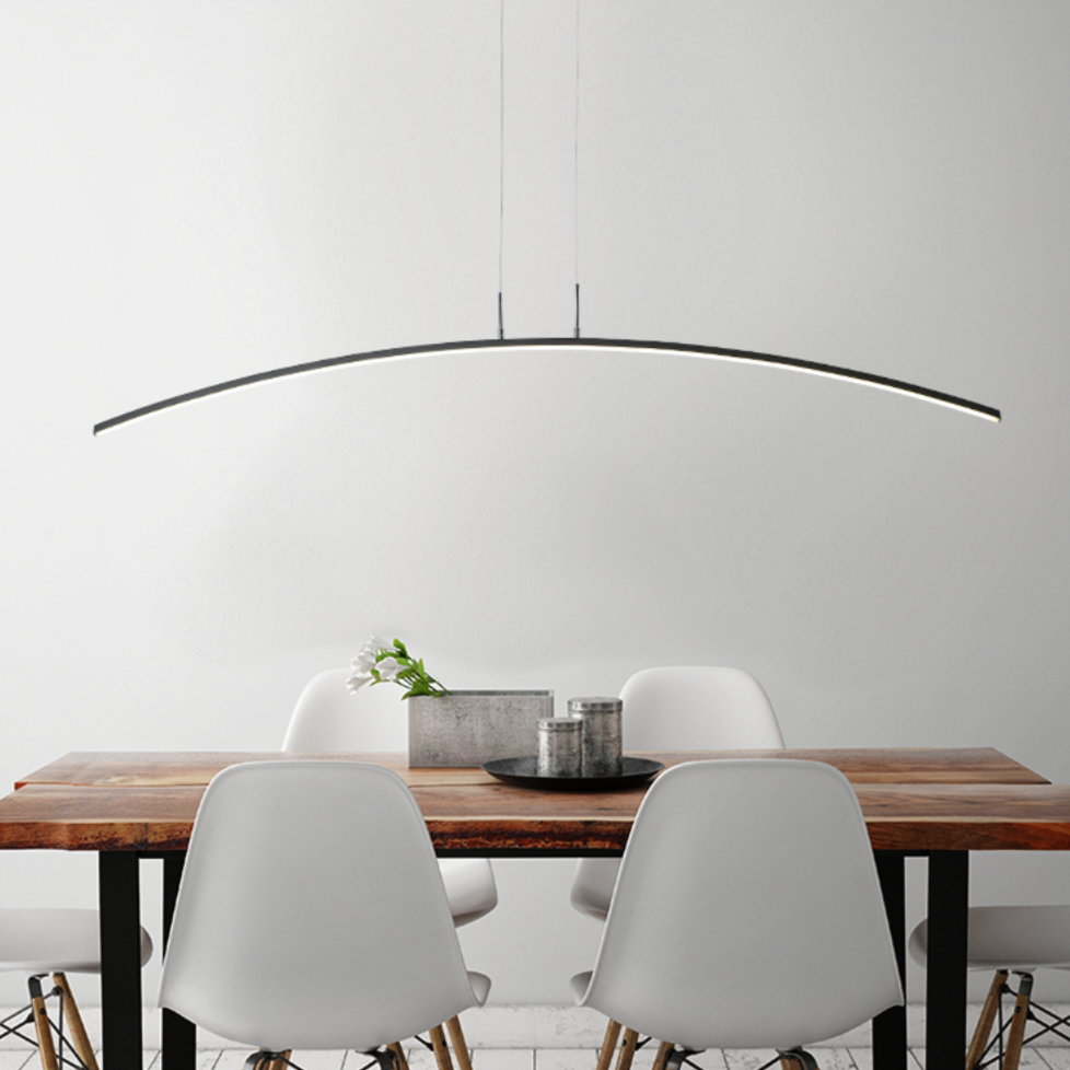 Chandelier modern design with LED arc Circle