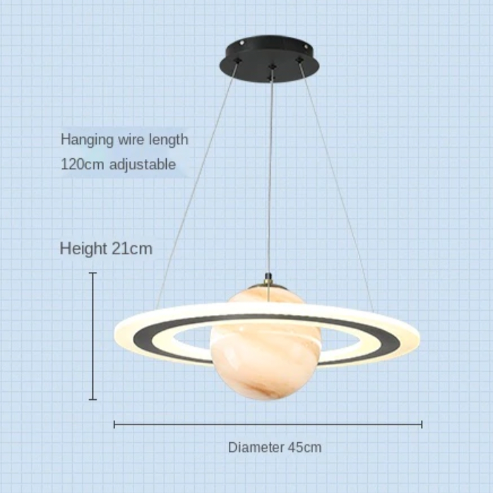 Suspension pour enfants en forme de planète Jupiter