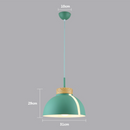 Suspension LED demi-boule colorée Loft
