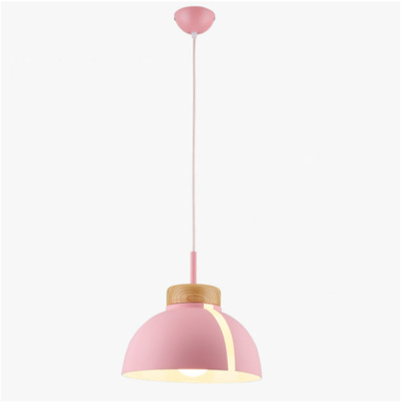 Suspension LED demi-boule colorée Loft