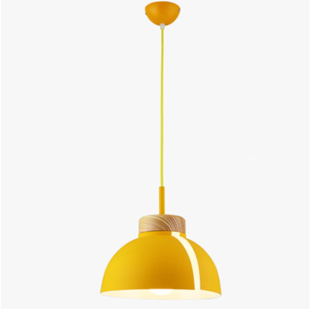 Suspension LED demi-boule colorée Loft - vue 8 sur 13