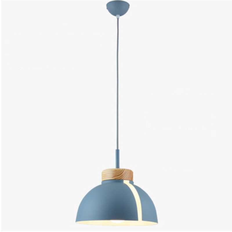 Suspension LED demi-boule colorée Loft