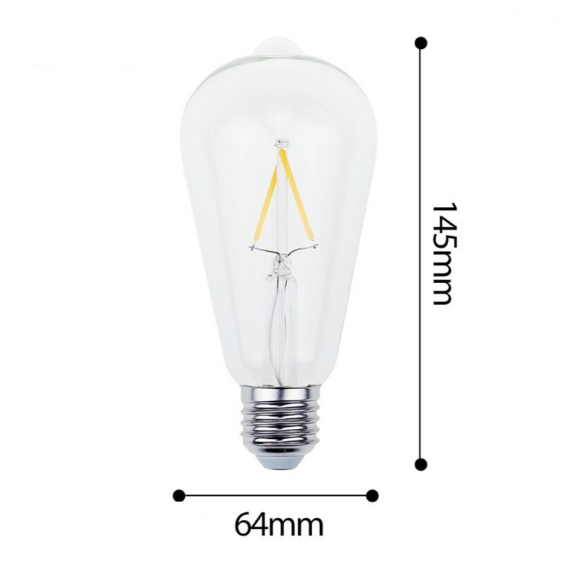 Ampoule LED E27 filament à incandescence Edison