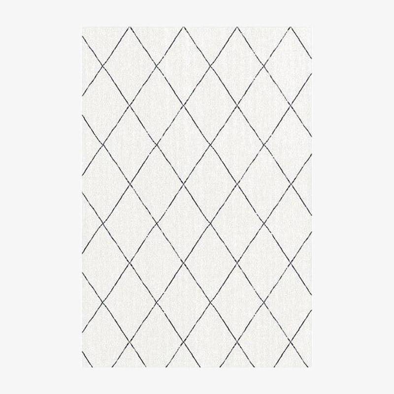 Tapis rectangle aux formes géométriques style Piquio D