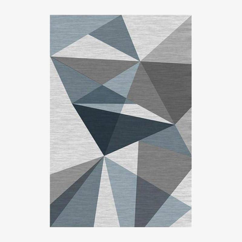 Modern rectangle carpet geometric style Wilson F