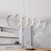Lustre design à LED en spirale