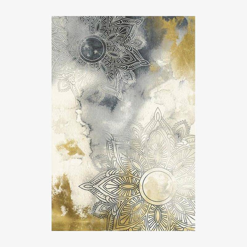 Tapis rectangle design au style abstrait Oxavo G