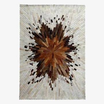 Tapis rectangle style Cowhide G