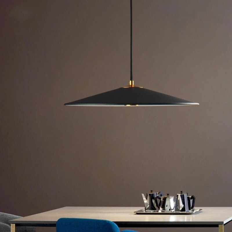 Suspension design LED conique plate Vermont