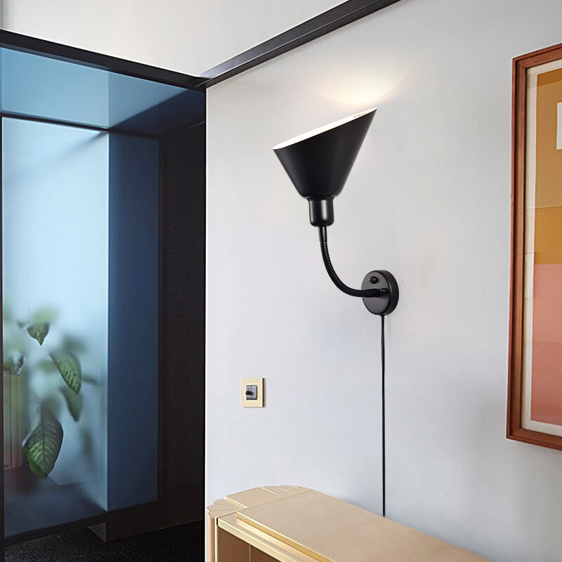 Applique murale moderne avec abat-jour conique Rotob - vue 5 sur 11