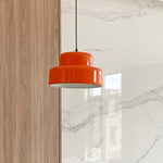 Suspension design avec abat-jour coloré Hirphan