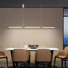 Lustre design LED doré style minimaliste Nevy