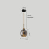 Suspension moderne LED avec abat-jour en verre Alvaro