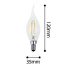 Ampoule E14 à LED à incandescence filament en forme de flamme Edison
