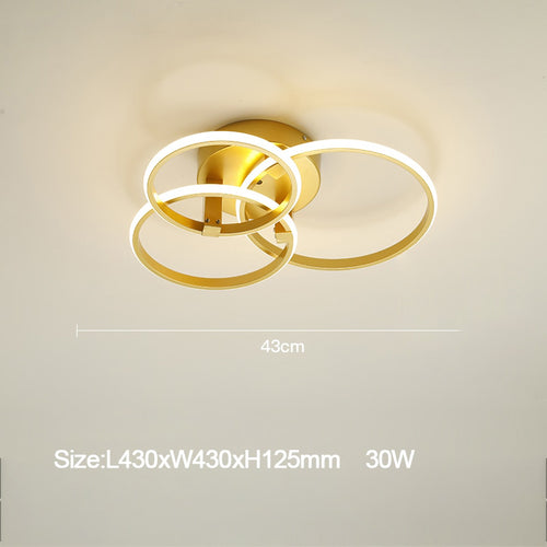 Plafonnier design avec multiple LED lumineux Vexler - vue 5 sur 8