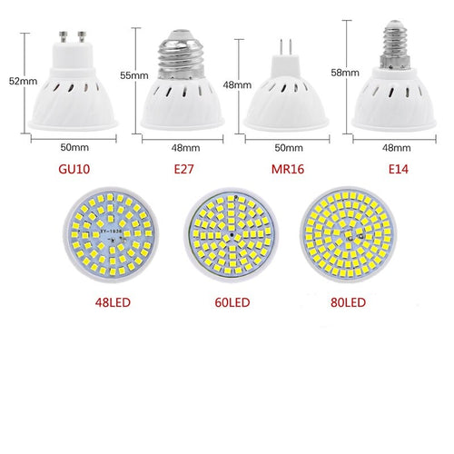 Lot de 10 ampoules LED  E27 E14 et G10
